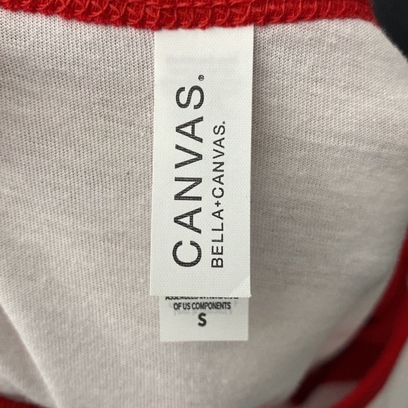 Christmas Tree 3/4 Sleeve Raglan/Baseball T-Shirt - Picture 4 of 5